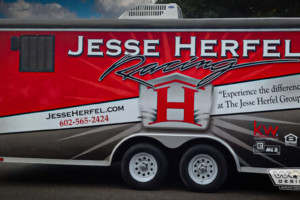 Trailer with 3m vinyl wrap from wolf designs